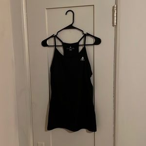 Adidas black racerback built in bra! Size Medium